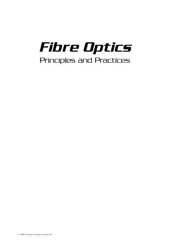 Fiber Optics: Principles and Practices