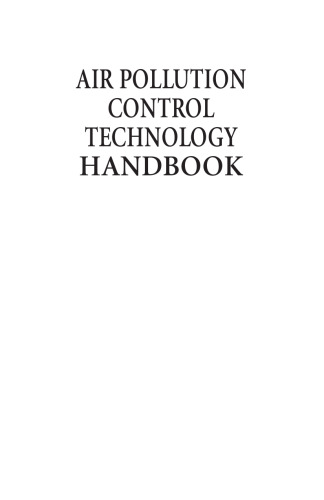 Air Pollution Control Technology Handbook