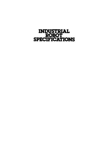 Industrial Robot Specifications