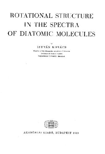 Rotational structure in the spectra of diatomic molecules