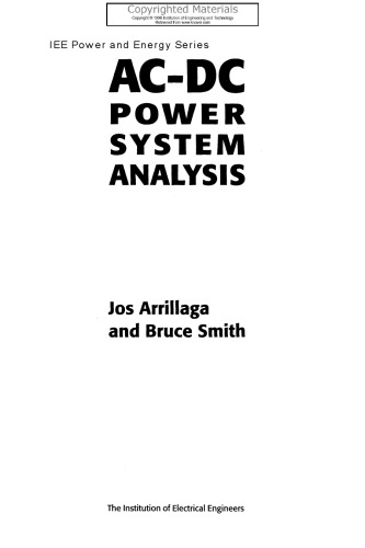 AC-DC Power System Analysis