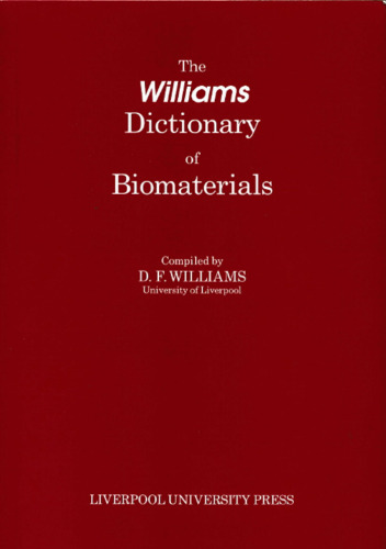 Williams Dictionary of Biomaterials