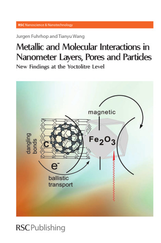 Metallic and molecular interactions in nanometer layers, pores and particles : new findings at the yoctolitre level