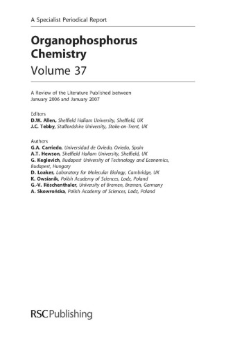 Organophosphorus Chemistry Vol. 36