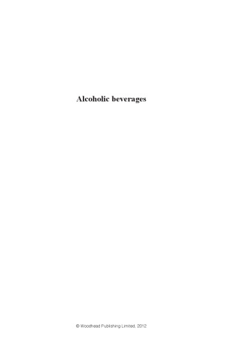 Alcoholic Beverages. Sensory Evaluation and Consumer Research