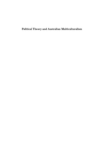 Political Theory and Australian Multiculturalism