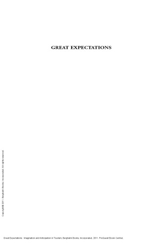 Great Expectations : Imagination and Anticipation in Tourism
