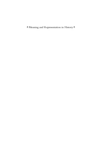 Meaning and Representation in History