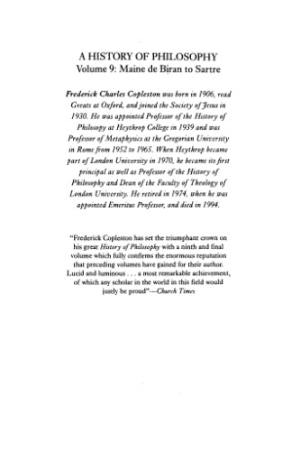History Of Philosophy