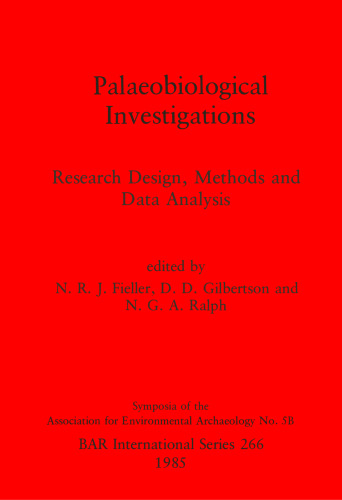 Palaeobiological Investigations: Research Design, Methods and Data Analysis