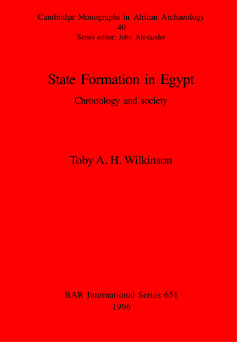 State Formation in Egypt: Chronology and society