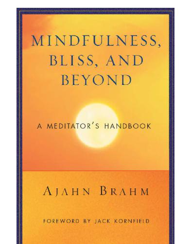 Mindfulness, Bliss, and Beyond: a Meditator's Handbook