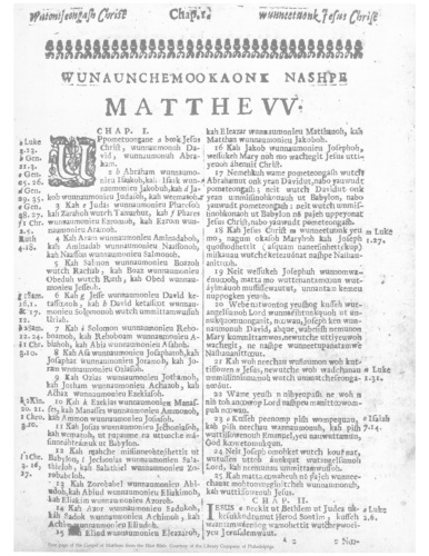 Native writings in Massachusett, Vol. 2