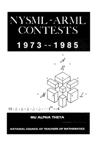 NYSML-ARML Contests 1973-1985