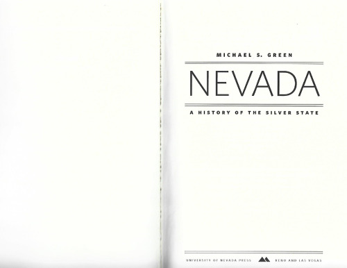 Nevada: A history of the Silver State