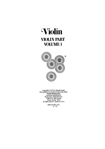 Suzuki Violin Method (vols. 1-10)