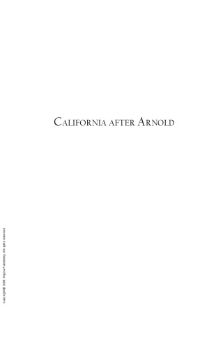 California after Arnold