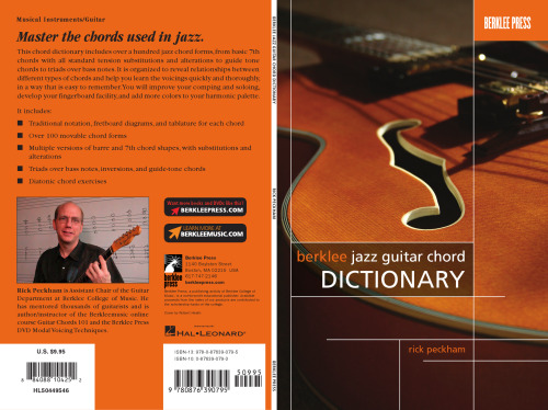 BERKLEE JAZZ GUITAR CHORD DICTIONARY (Berklee Guide)