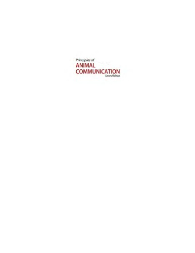 Principles of animal communication
