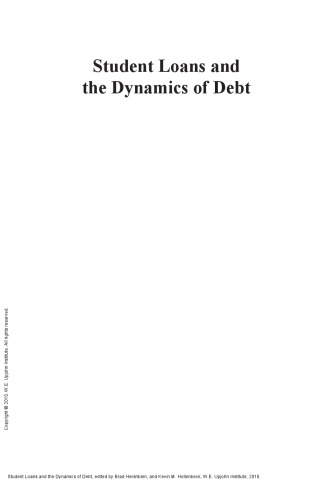 Student Loans and the Dynamics of Debt