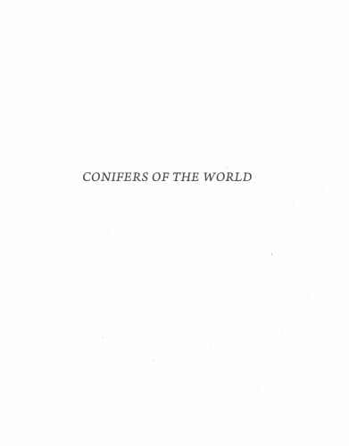 CONIFERS OF THE WORLD