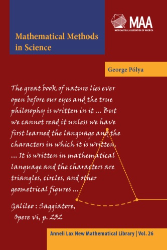 Mathematical Methods in Science