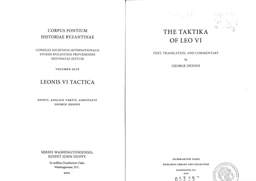 The Taktika of Leo VI