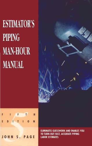 Estimator's Piping Man-hour Manual