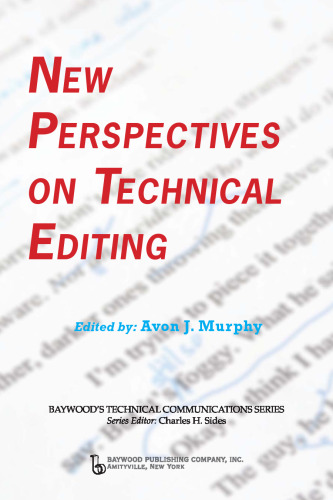New Perspectives on Technical Editing