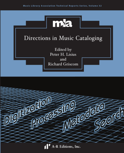 Directions in Music Cataloging