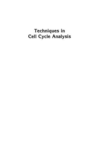 Techniques in Cell Cycle Analysis
