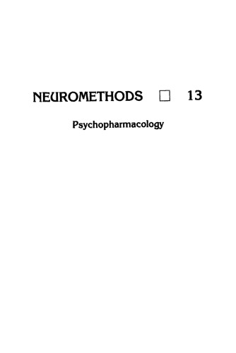 Psychopharmacology
