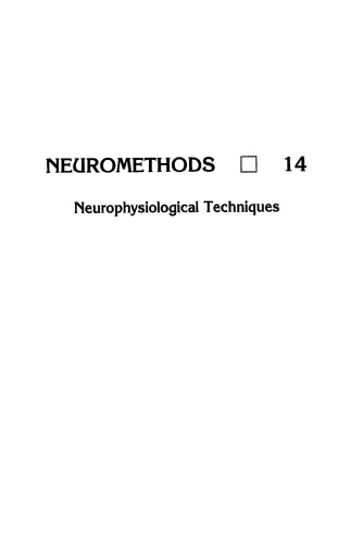 Neurophysiological Techniques: Basic Methods and Concepts