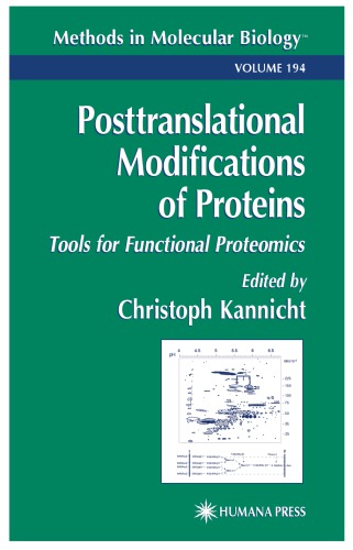 Posttranslational Modifications of Proteins. Tools for Functional Proteomics