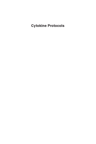 Cytokine Protocols