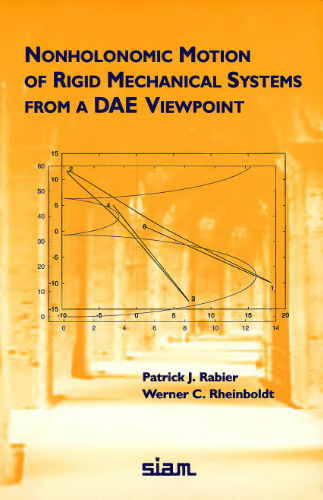 Nonholonomic motion of rigid mechanical systems from a DAE viewpoint