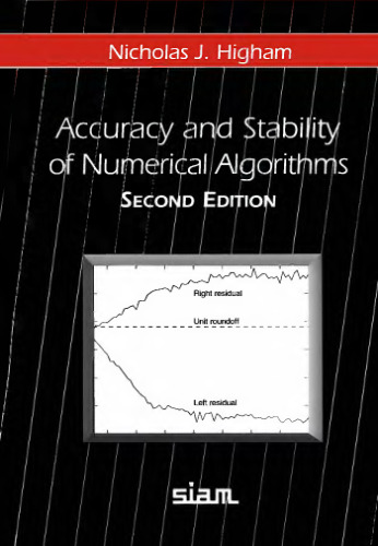 Accuracy and stability of numerical algorithms