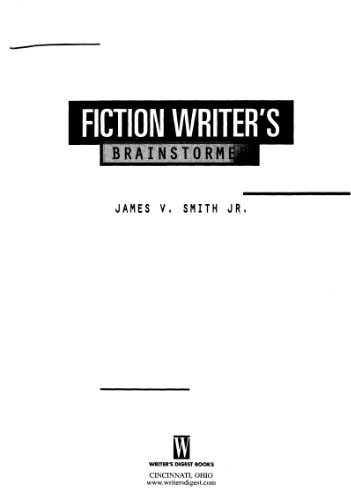 Fiction Writer's Brainstormer