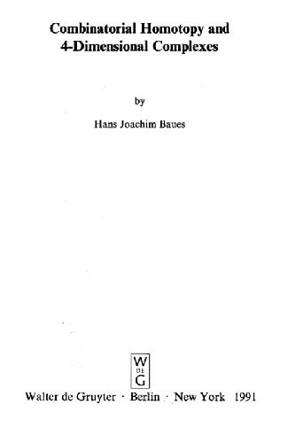 Combinatorial homotopy and 4-dimensional complexes