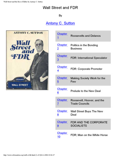 Wall Street and FDR