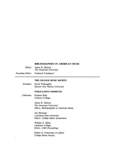 Music in American higher education: an annotated bibliography