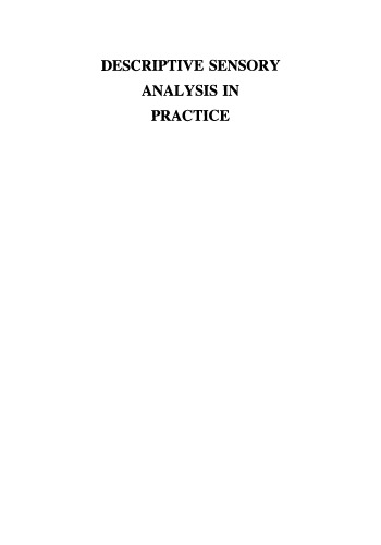 Descriptive Sensory Analysis in Practice