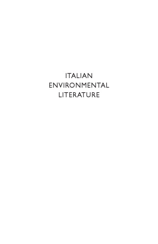 Italian Environmental Literature : an Anthology