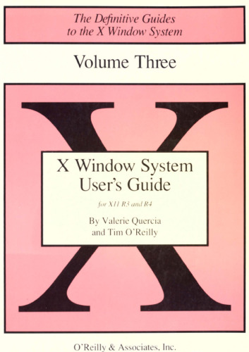 X Window System user's guide