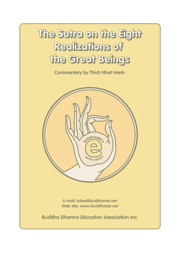 Sutra on the Eight Realizations of Great Beings