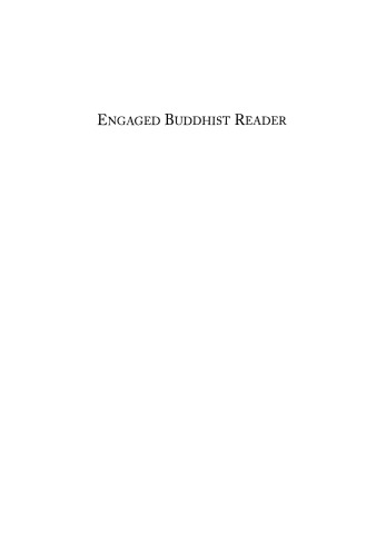 Engaged Buddhist reader ten years of engaged Buddhist publishing