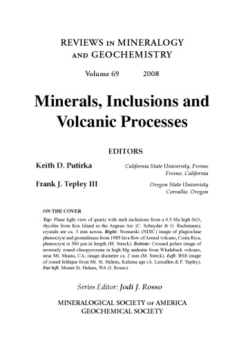 Minerals, Inclusions, and Volcanic Processes
