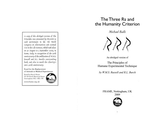 The Three Rs and the Humanity Criterion