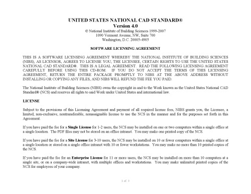 United States National CAD Standard