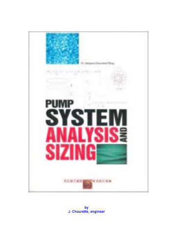 Pump System Analysis and Sizing